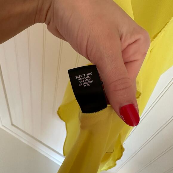 Victoria's Secret V-Neck Sleepwear Slip Dress Yellow M - Picture 7 of 8